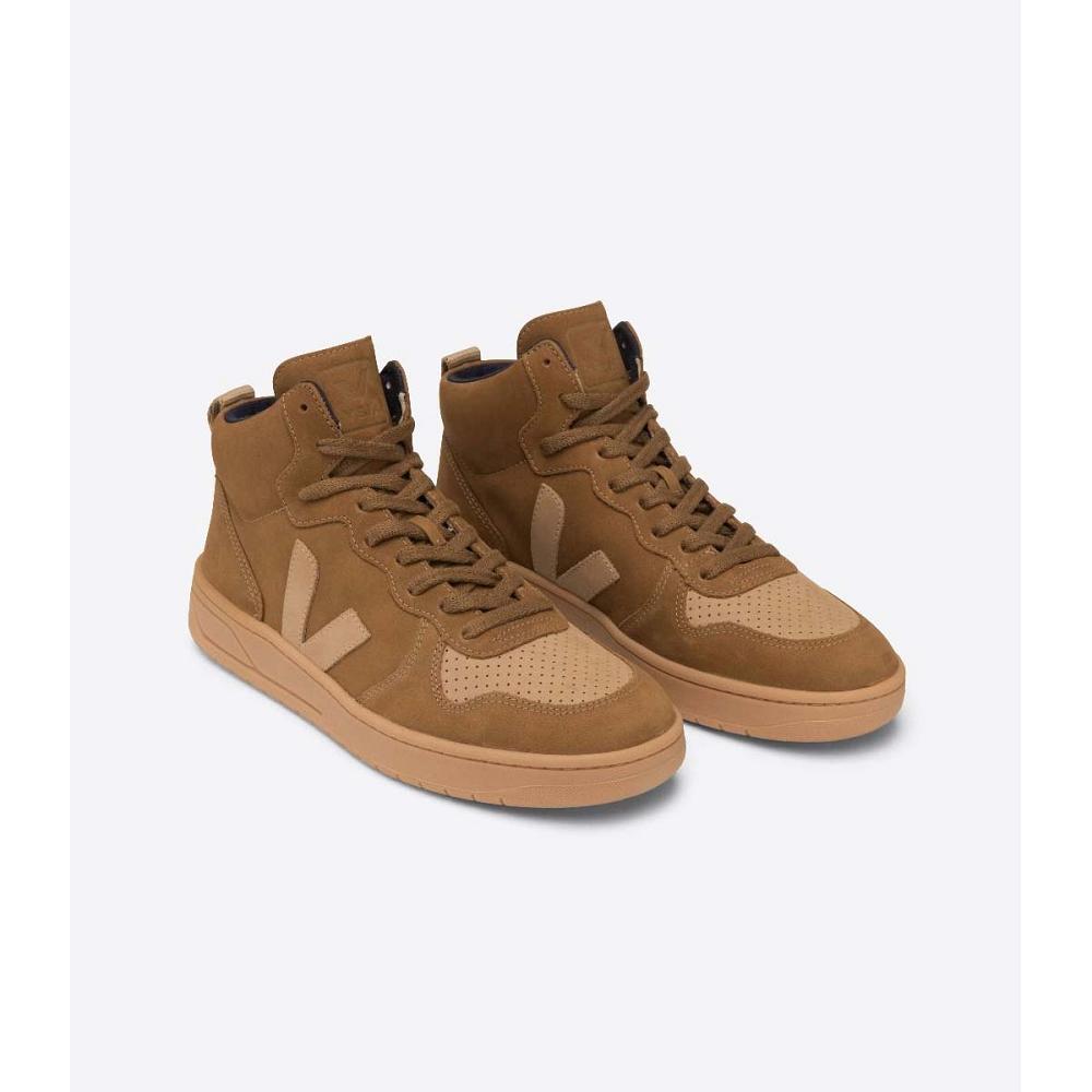 Veja V-15 NUBUCK Vysoke Damske Hnede | SK 367PJJ